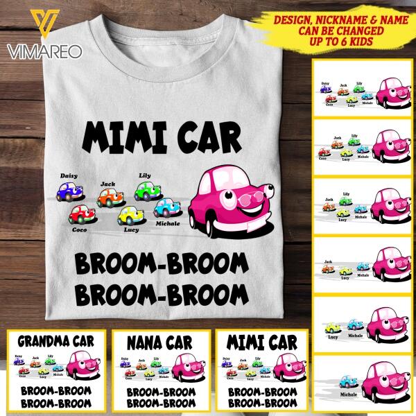 Personalized Cars Tshirt Printed AUG-MA04