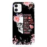 Personalized October Girl Phone Case AUG-HQ05