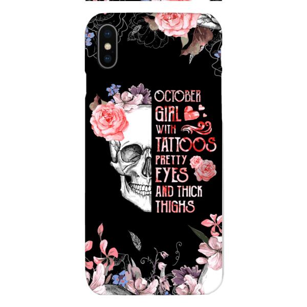 Personalized October Girl Phone Case AUG-HQ05