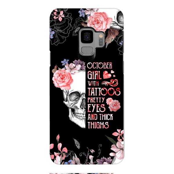 Personalized October Girl Phone Case AUG-HQ05
