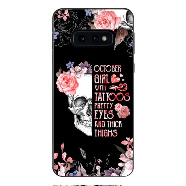 Personalized October Girl Phone Case AUG-HQ05
