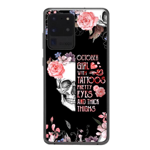 Personalized October Girl Phone Case AUG-HQ05