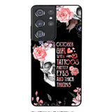 Personalized October Girl Phone Case AUG-HQ05
