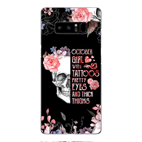 Personalized October Girl Phone Case AUG-HQ05