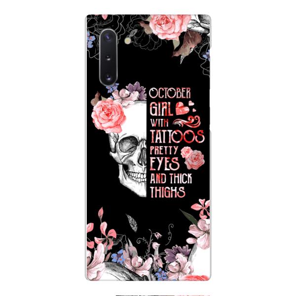 Personalized October Girl Phone Case AUG-HQ05