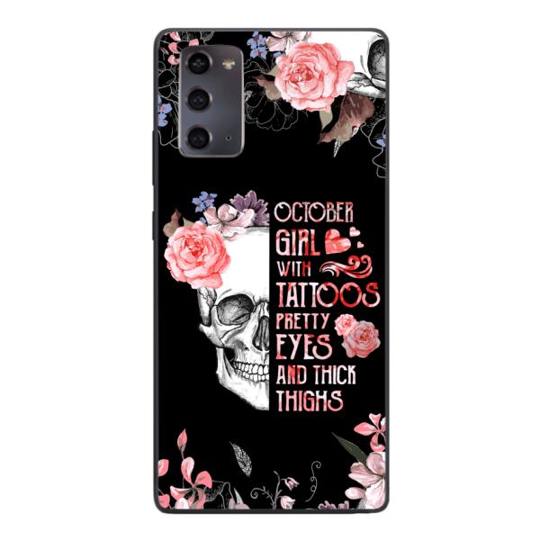 Personalized October Girl Phone Case AUG-HQ05