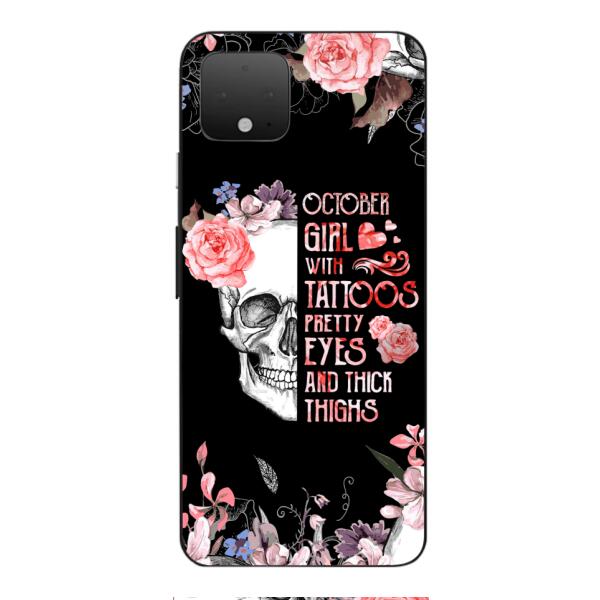Personalized October Girl Phone Case AUG-HQ05