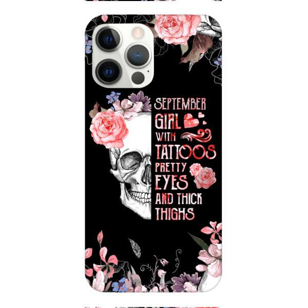 Personalized September Girl Phone Case AUG-HQ05