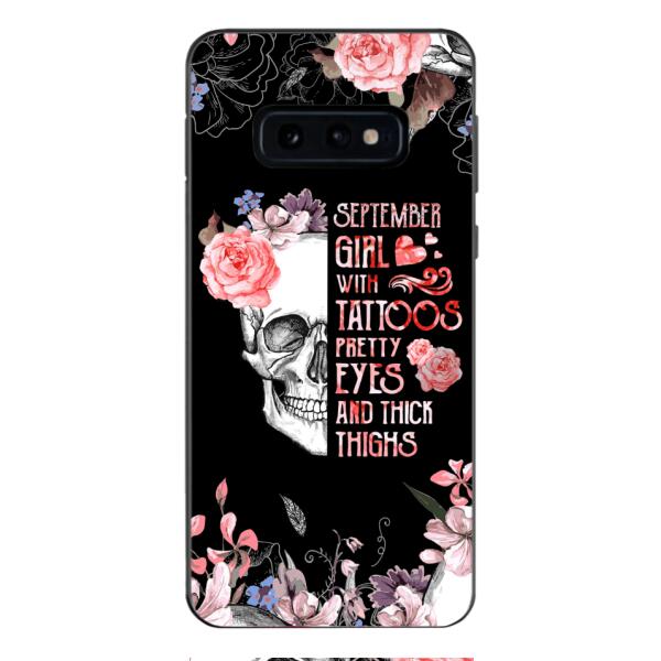 Personalized September Girl Phone Case AUG-HQ05