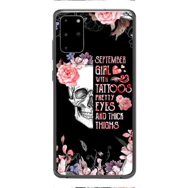 Personalized September Girl Phone Case AUG-HQ05