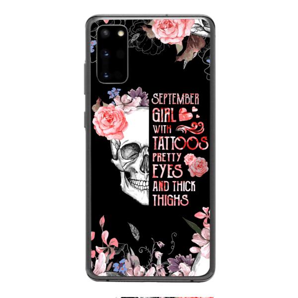 Personalized September Girl Phone Case AUG-HQ05