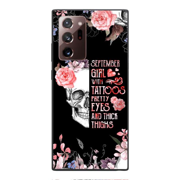 Personalized September Girl Phone Case AUG-HQ05