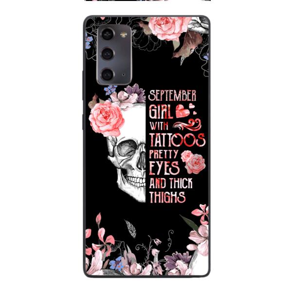 Personalized September Girl Phone Case AUG-HQ05