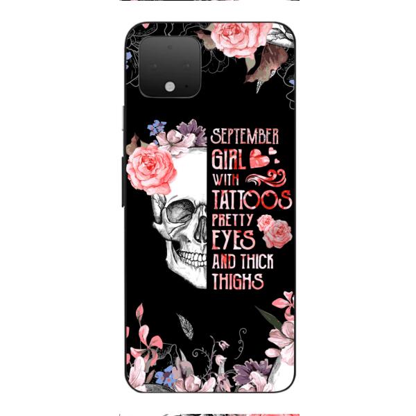 Personalized September Girl Phone Case AUG-HQ05