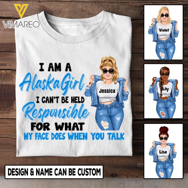 PERSONALIZED ALASKA GIRL TNTQ1808