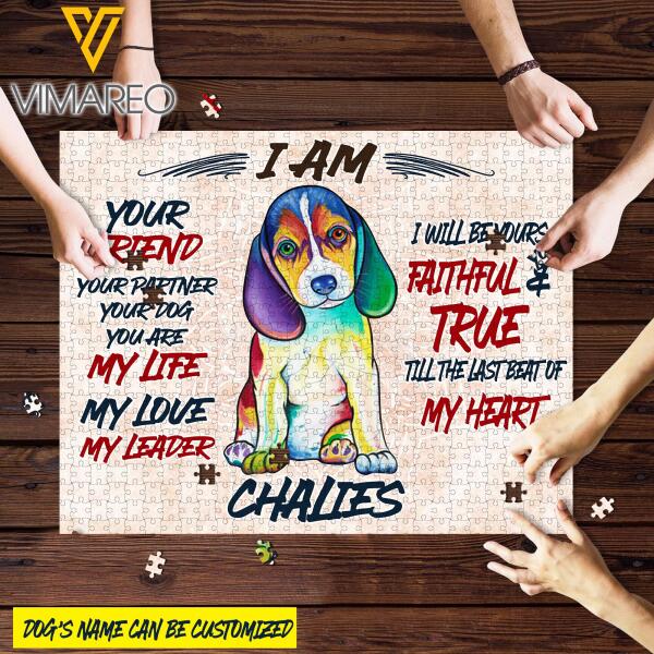 Customized Funny Beagle Puzzle