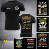 MEKANIKER PERSONALIZE TSHIRT DENMARK