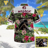 Personalized Welder Hawaii Shirt Printed AUG-MA26