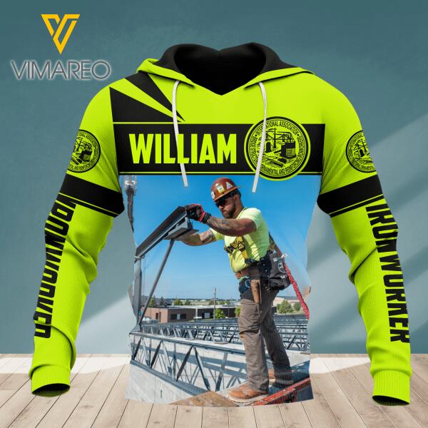 Personalized Ironworker Hoodie Printed AUG-DT26