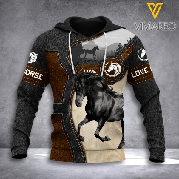 PERSONALIZED HORSE 3D HOODIE PRINTED TNDT3108