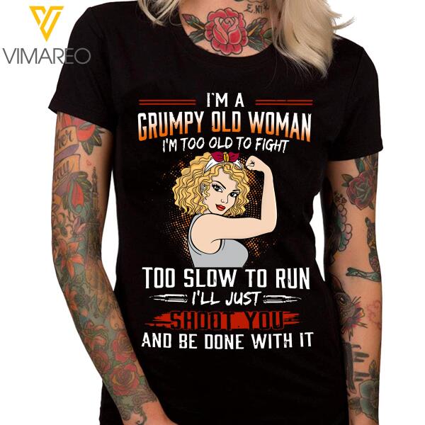 FLORIDA GRUMPY OLD WOMEN TSHIRT