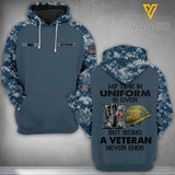Personalized U.S Veterans Hoodie Printed SEP-DT16
