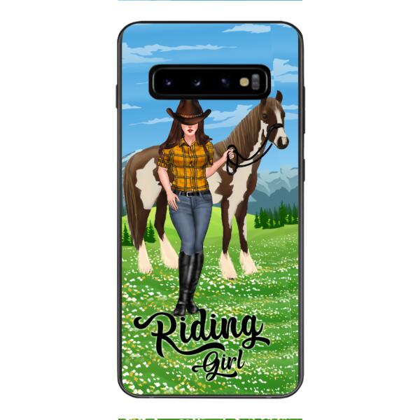 PERSONALIZED RIDING GIRL PHONE CASE PRINTED 3D NEYQ02