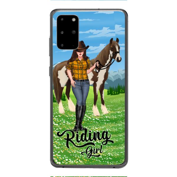 PERSONALIZED RIDING GIRL PHONE CASE PRINTED 3D NEYQ02