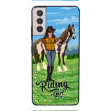 PERSONALIZED RIDING GIRL PHONE CASE PRINTED 3D NEYQ02