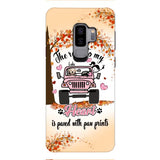 Personalized Dog In Road To Your Heart Phone Case JUL-MA02
