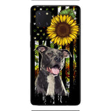 Personalized Dog Sunflower Phone Case JUL-MA03