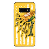 CUSTOMIZED GRANDMA MOTHER PERSONALIZED NICKNAME SUNFLOWER PHONE CASE TNMA