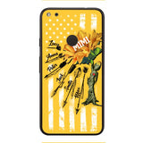 CUSTOMIZED GRANDMA MOTHER PERSONALIZED NICKNAME SUNFLOWER PHONE CASE TNMA