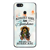 Personalized August Girl Are Sunshine Phone Case JUL-DT09