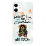 Personalized August Girl Are Sunshine Phone Case JUL-DT09