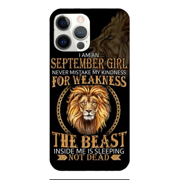 Personalized September Girl Phone Case AUG-MQ05