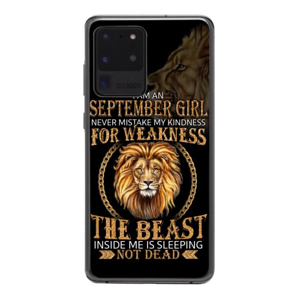 Personalized September Girl Phone Case AUG-MQ05