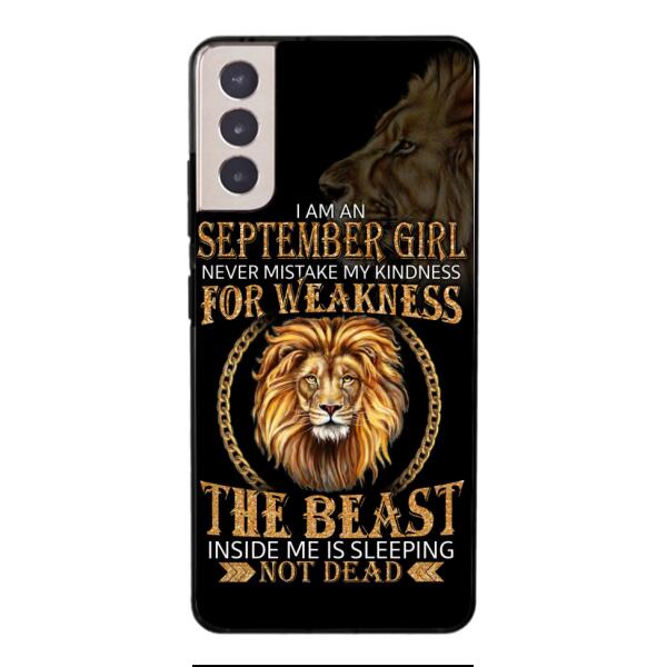 Personalized September Girl Phone Case AUG-MQ05