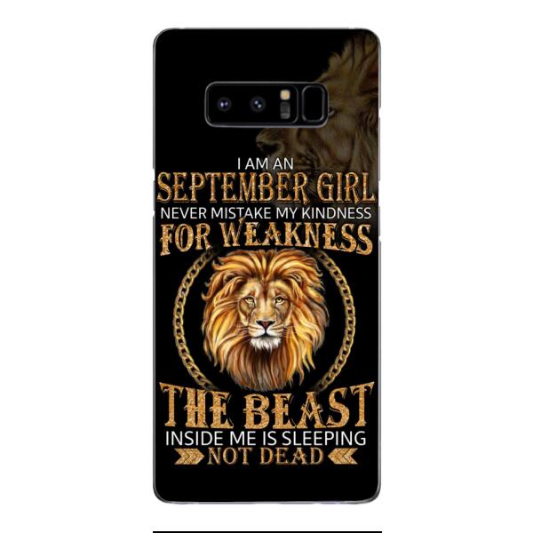 Personalized September Girl Phone Case AUG-MQ05