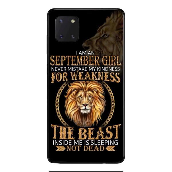 Personalized September Girl Phone Case AUG-MQ05