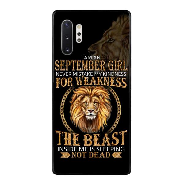 Personalized September Girl Phone Case AUG-MQ05