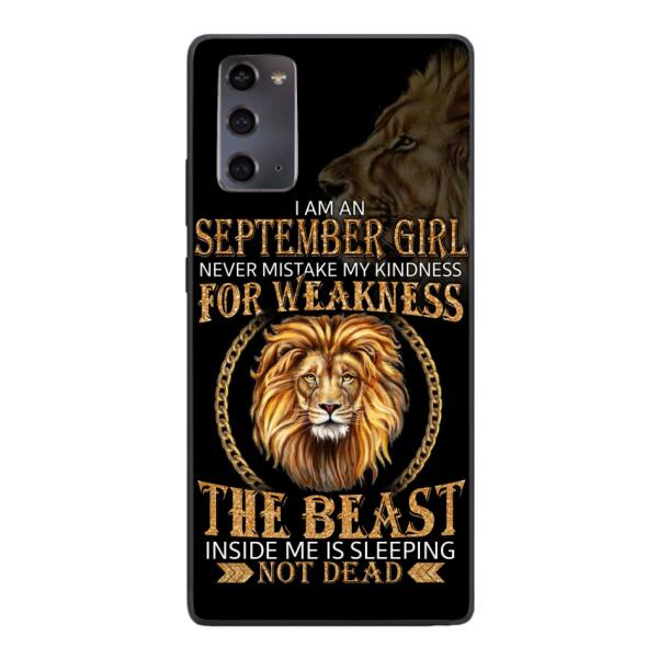 Personalized September Girl Phone Case AUG-MQ05
