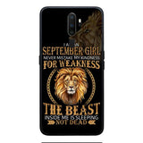 Personalized September Girl Phone Case AUG-MQ05