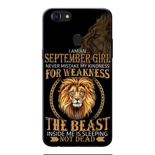 Personalized September Girl Phone Case AUG-MQ05