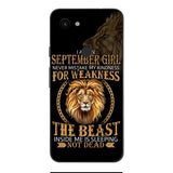Personalized September Girl Phone Case AUG-MQ05