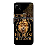 Personalized September Girl Phone Case AUG-MQ05
