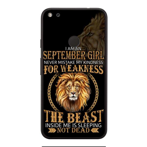 Personalized September Girl Phone Case AUG-MQ05