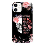 Personalized November Girl Phone Case AUG-HQ05