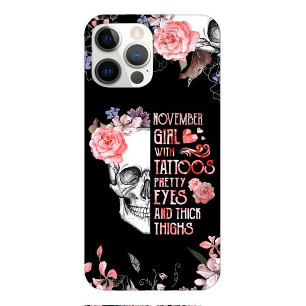 Personalized November Girl Phone Case AUG-HQ05