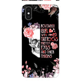 Personalized November Girl Phone Case AUG-HQ05